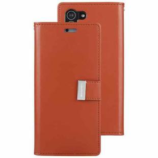For Samsung Galaxy S21 5G GOOSPERY RICH DIARY PU + TPU Crazy Horse Texture Horizontal Flip Leather Case with Card Slots & Wallet (Brown)
