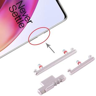 For OnePlus 8 Power Button and Volume Control Button (Silver)