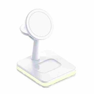 WX-991 Magnetic 4 in 1 Wireless Charger for iPhone / iWatch / AirPods or other Smart Phones(White)