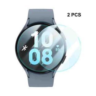 2 PCS For Samsung Galaxy Watch5 44mm ENKAY Hat-Prince Crystal Anti-scratch Screen Protector Film