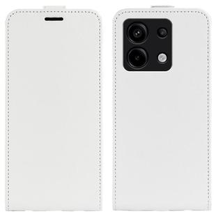 For Xiaomi Redmi Note 13 Pro R64 Texture Single Vertical Flip Leather Phone Case(White)