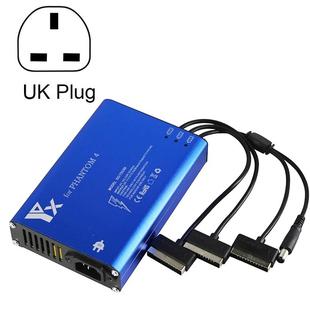 For DJI Phantom 4 Pro Advanced+ Charger  4 in 1 Hub Intelligent Battery Controller Charger, Plug Type:UK Plug