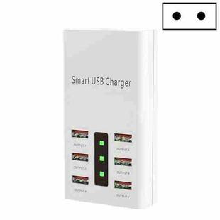 30W 2A Multi-Function 6-Port Charging Socket Universal Smart Phone And Tablet USB Charger(EU Plug)