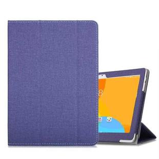 Anti-slip Texture Horizontal Flip PU Leather Protective Case for ONDA X20,  with Three-folding Holder (Blue)