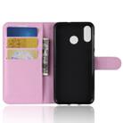 For Asus Zenfone Max (M1) ZB555KL Litchi Texture Horizontal Flip Leather Case with Wallet & Holder & Card Slots(Pink) - 4
