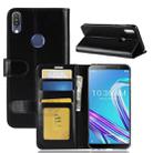 Crazy Horse Texture Horizontal Flip Leather Case for Asus Zenfone Max Pro (M1) ZB601KL, with Wallet & Holder & Card Slots(Black) - 1