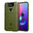 Shockproof Protector Cover Full Coverage Silicone Case for Asus Zenfone 6 (Army Green) - 1