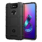 Shockproof Protector Cover Full Coverage Silicone Case for Asus Zenfone 6 (Black) - 1