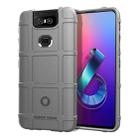 Shockproof Protector Cover Full Coverage Silicone Case for Asus Zenfone 6 (Grey) - 1