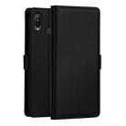 DZGOGO MILO Series PC + PU Horizontal Flip Leather Case for Asus Zenfone Max Pro, with Holder & Card Slot & Wallet (Black) - 1