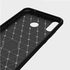 For Asus Zenfone 5z ZS620KL Brushed Texture Carbon Fiber Shockproof TPU Protective Back Case(Black) - 6