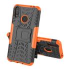 Tire Texture TPU+PC Shockproof Case for Asus Zenfone Max (M2), with Holder (Orange) - 2