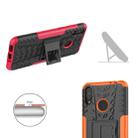 Tire Texture TPU+PC Shockproof Case for Asus Zenfone Max (M2), with Holder (Orange) - 5