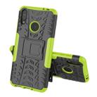 Tire Texture TPU+PC Shockproof Case for Asus Zenfone Max (M2), with Holder (Green) - 2