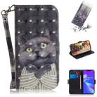 3D Colored Drawing Hug Cat Pattern Horizontal Flip Leather Case for Asus Zenfone Max (M2) ZB633KL, with Holder & Card Slots & Wallet - 1