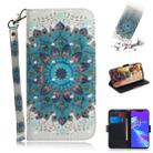 3D Colored Drawing Peacock Wreath Pattern Horizontal Flip Leather Case for Asus Zenfone Max (M2) ZB633KL, with Holder & Card Slots & Wallet - 1