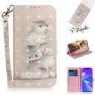 3D Colored Drawing Squirrels Pattern Horizontal Flip Leather Case for Asus Zenfone Max (M2) ZB633KL, with Holder & Card Slots & Wallet - 1