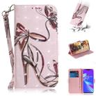 3D Colored Drawing Butterfly High-heeled Shoes Pattern Horizontal Flip Leather Case for Asus Zenfone Max (M2) ZB633KL, with Holder & Card Slots & Wallet - 1