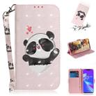 3D Colored Drawing Heart Panda Pattern Horizontal Flip Leather Case for Asus Zenfone Max (M2) ZB633KL, with Holder & Card Slots & Wallet - 1