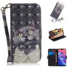 3D Colored Drawing Hug Cat Pattern Horizontal Flip Leather Case for Asus Zenfone Max Pro (M2) ZB631KL, with Holder & Card Slots & Wallet - 1