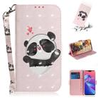 3D Colored Drawing Heart Panda Pattern Horizontal Flip Leather Case for Asus Zenfone Max Pro (M2) ZB631KL, with Holder & Card Slots & Wallet - 1