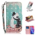 3D Colored Drawing Cats Pattern Horizontal Flip Leather Case for Asus Zenfone Max Pro (M2) ZB631KL, with Holder & Card Slots & Wallet - 1