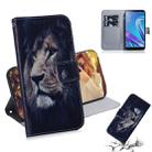 Lion Pattern Coloured Drawing Horizontal Flip Leather Case for Asus Zenfone Max (M1) ZB555KL, with Holder & Card Slots & Wallet - 1