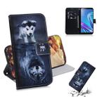 Wolf and Dog Pattern Coloured Drawing Horizontal Flip Leather Case for Asus Zenfone Max (M1) ZB555KL, with Holder & Card Slots & Wallet - 1