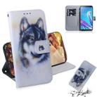 White Wolf Pattern Coloured Drawing Horizontal Flip Leather Case for Asus Zenfone Max Pro (M1) ZB601KL, with Holder & Card Slots & Wallet - 1