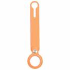 Anti-scratch Polyurethane Case Cover with Hang Loop for AirTag(Orange) - 1