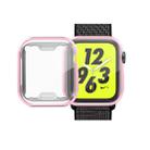 Full Coverage Plating TPU Case for Apple Watch Series 5 & 4 40mm(Pink) - 1