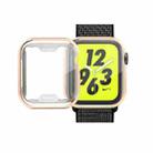 Full Coverage Plating TPU Case for Apple Watch Series 5 & 4 40mm(Rose Gold) - 1