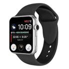 Double Rivets Silicone Watch Band for Apple Watch Series 3 & 2 & 1 42mm(Black) - 1