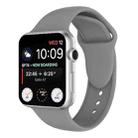 Double Rivets Silicone Watch Band for Apple Watch Series 3 & 2 & 1 42mm(Grey) - 1