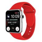 Double Rivets Silicone Watch Band for Apple Watch Series 3 & 2 & 1 42mm(Red) - 1