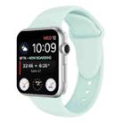 Double Rivets Silicone Watch Band for Apple Watch Series 3 & 2 & 1 42mm(Turquoise) - 1