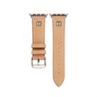 Cowhide Leather Rivet Watch Strap for Apple Watch Series 5 & 4 & 3 & 2 & 1 42mm & 44mm(Grey) - 5