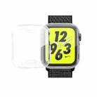 Full Coverage Plating TPU Case for Apple Watch Series 5 & 4 40mm(Transparent) - 1