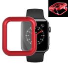 Magnetic Metal Frame Protective Case for Apple Watch Series 3 & 2  38mm(Red) - 1