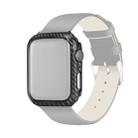 PC Carbon Fiber Frame Protection Case for Apple Watch Series 3 & 2 & 1 38mm - 1