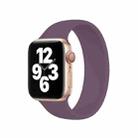 For Apple Watch Ultra 49mm / Series 8&7 45mm / SE 2&6&SE&5&4 44mm / 3&2&1 42mm Solid Color Elastic Silicone Watch Band, Size:S 130mm (Crimson Cherry) - 1