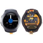 LCD Screen and Digitizer Full Assembly With Frame for Samsung Galaxy Gear S2 SM-R720(Black) - 1