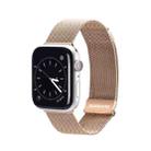 DUX DUCIS Milanese Watch Band For Apple Watch Series 8&7 45mm / SE 2&6&SE&5&4 44mm / 3&2&1 42mm(Gold) - 1