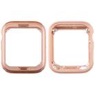 For Apple Watch Series SE 2022 40mm Stainless Steel Middle Frame Bezel Plate (Rose Gold) - 1
