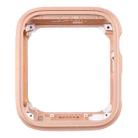 For Apple Watch Series SE 2022 40mm Stainless Steel Middle Frame Bezel Plate (Rose Gold) - 3