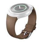 For Samsung Gear S2 Sport / Gear S2 Watch Solid Color Silicone Watchband(Coffee) - 1