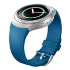 For Samsung Gear S2 Sport / Gear S2 Watch Solid Color Silicone Watchband(Blue) - 1