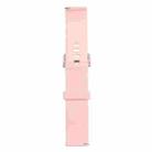 For Fitbit Blaze Watch Oblique Texture Silicone Watchband, Large Size, Length: 17-20cm(Pink) - 4