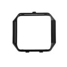 For Fitbit Blaze Watch Stainless Steel Frame Holder Shell(Black) - 2
