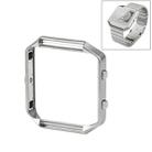 For Fitbit Blaze Watch Stainless Steel Frame Holder Shell(Silver) - 1